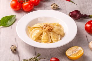 Домашние вареники с картошкой (300 гр.)