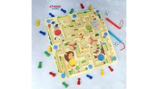 Деревянный магнитный лабиринт