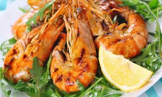 椒盐大虾 Gamberoni alla griglia