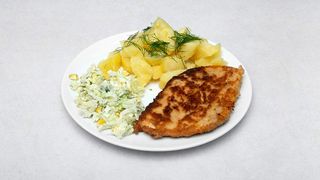Zestaw Kotlet z kurczaka panierowany + Coca Cola lub zero330ml