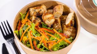 ქათამი გრილზე ბოსტნეულით