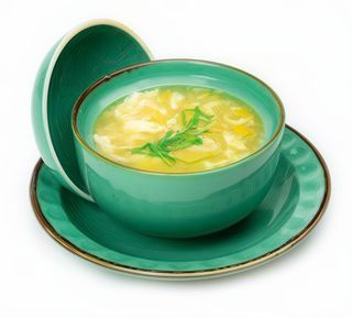 Sopa de pollo con maíz