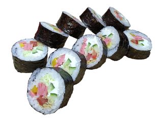 Кимпаб с колбасой (10шт)