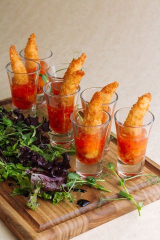 Креветки в кляре