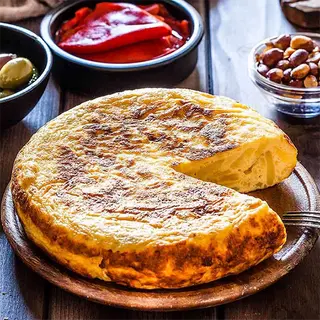 Tortilla Tradicional Sin Cebolla para 4-5 personas