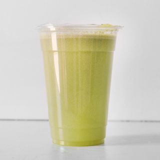Green apple milk tea