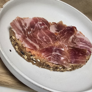 Tostada de jamón ibérico