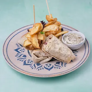 Avocado Chicken Burrito