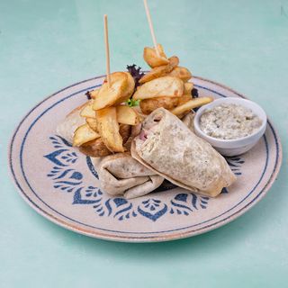 Avocado Chicken Burrito