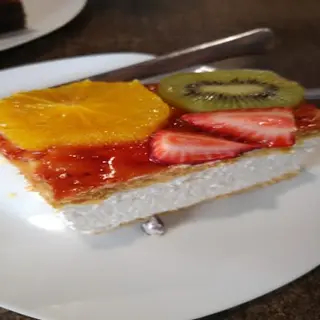 Milhoja de frutas