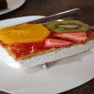 Milhoja de frutas