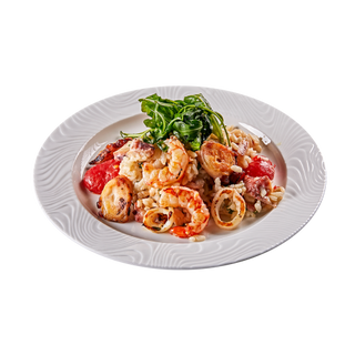 РИЗОТО С МОРСКИ ДАРОВЕ И ТРЮФЕЛ