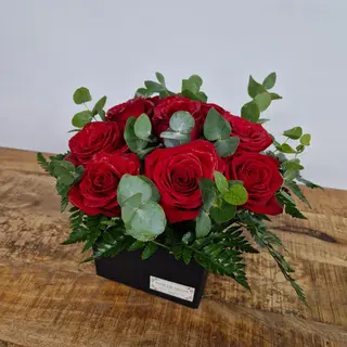 Caja de Rosas Rojas