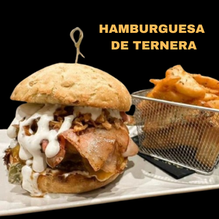 Hamburguesa Doble De Carne De Ternera