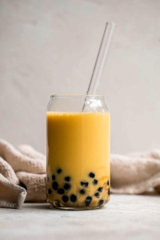 Bubble tea al mango