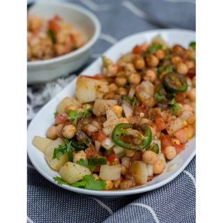 Bhuna Aloo Chana Chaat