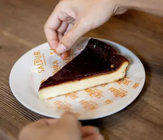 Porción De Tarta De Queso Y Frambuesa SIN GLUTEN