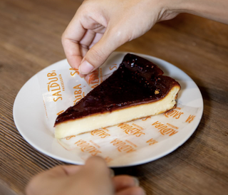 Porción De Tarta De Queso Y Frambuesa SIN GLUTEN