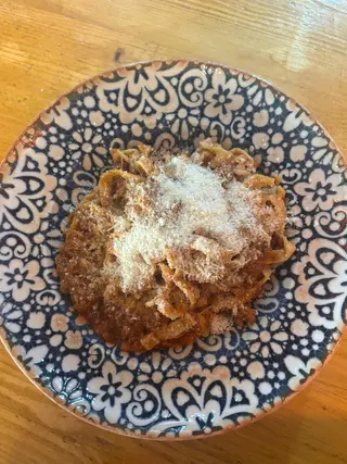 Tagliatelle boloñesa