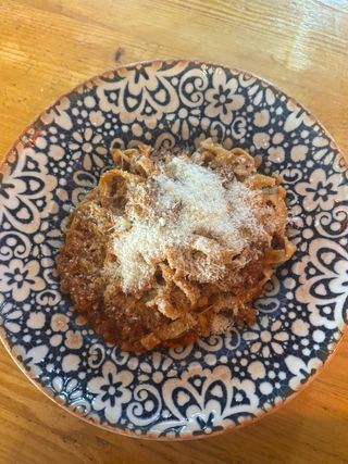Tagliatelle boloñesa
