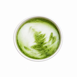 Hot Matcha Latte double matha