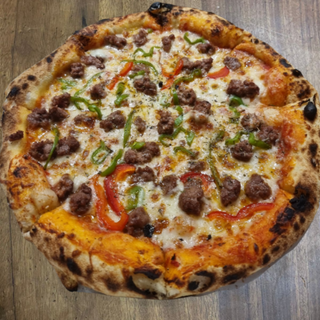 Pizza Steak Hachée