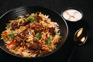 Lucknowi gosht biryani