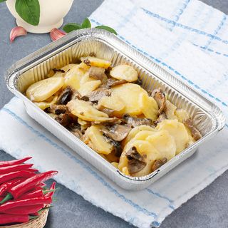 Cartofi prajiti cu ciuperci