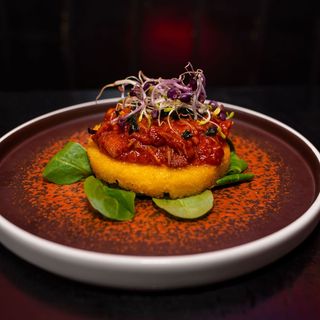 Polenta Fritta con Ragù