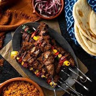 Shish Kebab Wrap (Goat)