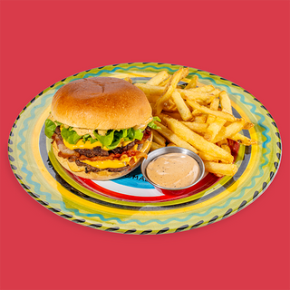 Smash Bacon e Cheddar (doppio)