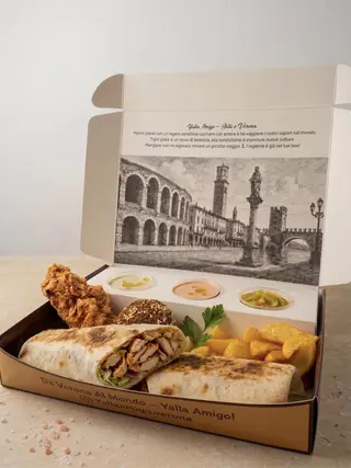 BOX Yalla Amigo Pollo + Bevanda a scelta