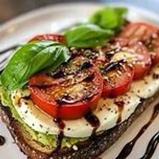 Tostada Aplastado Y Cereza