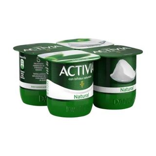Yogur Bífidus Natural Danone Activia Pack 4x120 Gr.