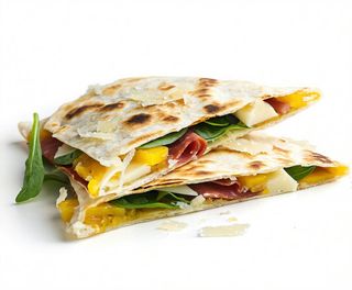 Piadina con bresaola, grana, rucola, olio e limone