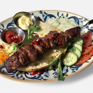 Шашлык из печени с курдюком (250 г)