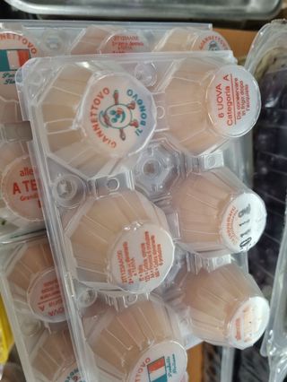 Uova confezione da 6