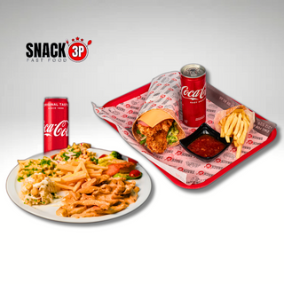 Combo Wrap Chicken & Emincé de Poulet