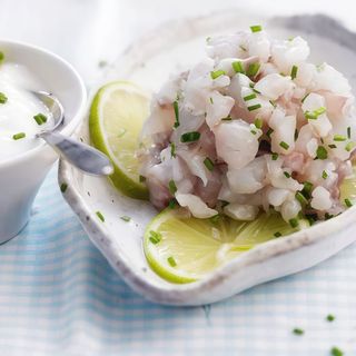 Tartare de loup de mer