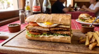 Sándwich De Milanesa De Pollo