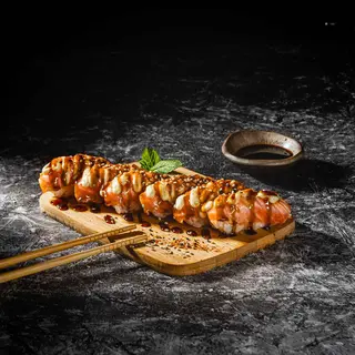 Nigiri Salmó Flamejat 230G 6Un AO By Hideki