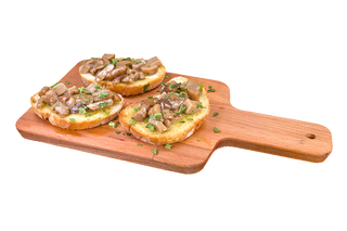 20.Брускети с манатарки на тиган (3бр)