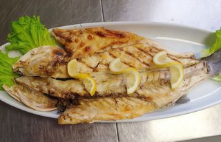 Robalo Grelhado com Batata Cozida