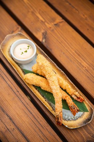 Black tiger shrimp tempura