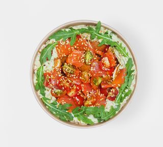 Панкейк з лососем та крем-сиром (270г)