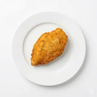 Nuevo plato pechuga de pollo rebozado