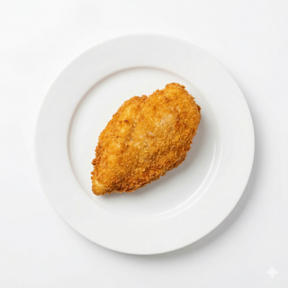 Nuevo plato pechuga de pollo rebozado