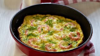 Omelette aux Crevettes