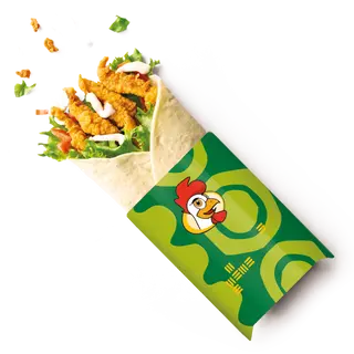 Pulled Roti Wrap