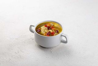 Юшка грибна з квасолею